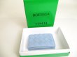 Photo12: BOTTEGA VENETA Intrecciato Light Blue Leather Business Card Holder #a356