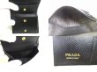 Photo9: PRADA Saffiano Black Leather Bifold Wallet Compact Wallet #a366