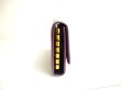 Photo4: PRADA Metallic Purple Saffiano Metal Leather 6 Pics Key Chain #a367