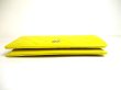 Photo5: CHANEL Yellow Lamb Leather Flap Long Wallet Purse #a368