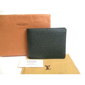 Photo: LOUIS VUITTON Episea Taiga Leather Bifold Bill Wallet #a376