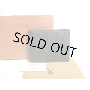 Photo: LOUIS VUITTON Episea Taiga Leather Bifold Bill Wallet #a377