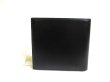 Photo2: Cartier Pasha de Cartier Black Leather Gold Logo Bifold Bill Wallet #a378