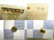 Photo9: LOUIS VUITTON Damier Azur Leather Multicles 4 Key Chain #a392