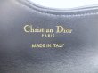 Photo10: Dior Saddle Bloom Navy Cotton Leather Card Holder #a400