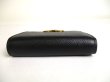 Photo6: Salvatore Ferragamo Gancini Black Leather Gold H/W Bifold Wallet #a401