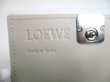 Photo10: LOEWE Anagram Light Gray Grain Calfskin Business Card Holder #a414