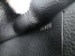 Photo11: LOUIS VUITTON Black Leather Trifold Wallet Lockmini Wallet #a424