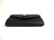 Photo5: LOUIS VUITTON Black Leather Trifold Wallet Lockmini Wallet #a424