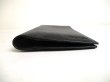 Photo5: PRADA Black Leather Flap Long Bill Wallet Card Holder Checkbook Case #a426