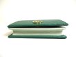 Photo5: GUCCI GG Marmont Green Leather Bifold Wallet Compact Wallet #a430