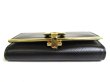 Photo5: Salvatore Ferragamo Gancini Black Leather Gold H/W 6Pics Key Case #a431