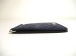 Photo5: FENDI Shadow Card Holder Navy Blue Leather Bifold Bill Wallet #a435