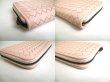 Photo7: BOTTEGA VENETA Intrecciato Light Pink Leather Round Zip Wallet Purse #a442