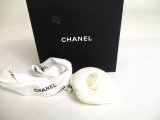 Photo: CHANEL Camelia White Canvas Small Corsage Brooch #a445