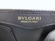 Photo10: BVLGARI Black Leather Logo Clip Coin Purse Coin Wallet #a447