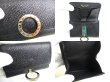 Photo8: BVLGARI Black Leather Logo Clip Coin Purse Coin Wallet #a447