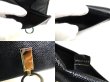 Photo9: BVLGARI Black Leather Logo Clip Coin Purse Coin Wallet #a447