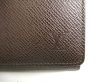 Photo11: LOUIS VUITTON Taiga Dark Brown Leather Business Card Case #a448