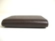 Photo6: LOUIS VUITTON Taiga Dark Brown Leather Business Card Case #a448