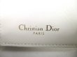 Photo10: Christian Dior Montaigne Light Blue Pearl White Leather Trifold Wallet #a450