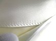 Photo11: Christian Dior Montaigne Light Blue Pearl White Leather Trifold Wallet #a450