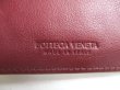 Photo10: BOTTEGA VENETA Intrecciato Bordeaux Leather Small Bi-Fold Bill Wallet #454