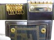 Photo9: FENDI Zucca Khaki Canvas Dark Brown Leather 6pics Key Chain #a455