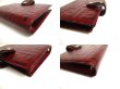 Photo7: FENDI Zucca Bordeaux Leather Document Holders Small Ring Agenda Cover #a457