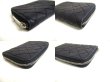 Photo7: BOTTEGA VENETA Intrecciato Black Leather Zipped Card Case Coin Purse #a462