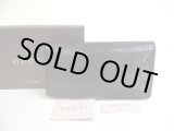 Photo: GUCCI GG Imprimee Black Coating Canvas Bifold Flap Wallet Purse #a463