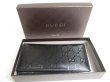 Photo12: GUCCI GG Imprimee Black Coating Canvas Bifold Flap Wallet Purse #a463