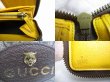 Photo10: GUCCI Neo Vintage GG Supreme Canvas Yellow Leather Round Zip Long Wallet #a464