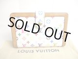 Photo: LOUIS VUITTON Monogram Multicolor White Leather Bifold Wallet Viennois #a471