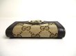 Photo6: GUCCI GG Beige Canvas Brown Leather 6 Pics Key Chain #a474