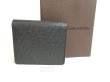 Photo1: LOUIS VUITTON Ardoise Black Taiga Leather Bifold Wallet #a476