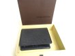 Photo12: LOUIS VUITTON Ardoise Black Taiga Leather Bifold Wallet #a476