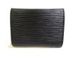 Photo2: LOUIS VUITTON Epi Black Leather Coin Purse #a477