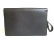 Photo2: LOUIS VUITTON Taiga Ardoise Leather Clutch Bag Document Case Veraiya #478