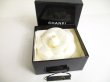 Photo12: CHANEL Camelia Pearl White Canvas Corsage Brooch #a481