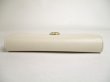 Photo6: BVLGARI White Agate Berry Tourmaline Leather Logo Clip Long Wallet #a485