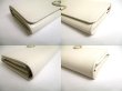 Photo7: BVLGARI White Agate Berry Tourmaline Leather Logo Clip Long Wallet #a485