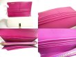 Photo8: BVLGARI White Agate Berry Tourmaline Leather Logo Clip Long Wallet #a485