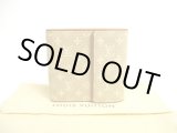Photo: LOUIS VUITTON Monogram Mini Beige Canvas Bifold Wallet #a489