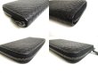 Photo7: BOTTEGA VENETA Intrecciato Black Leather Round Zip Wallet Purse #a490