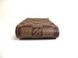 Photo5: LOUIS VUITTON Damier Brown Leather Cigarette Case Tabacco Case #a491