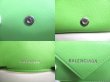 Photo10: BALENCIAGA Lime Green Leather Trifold Mini Wallet Compact Wallet #a495