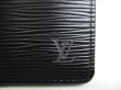 Photo12: LOUIS VUITTON Black Leather Bifold Bill Wallet #a498