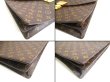 Photo6: LOUIS VUITTON Monogram Brown Leather Briefcase Business Bag Conseiller #a502
