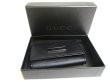 Photo12: GUCCI Black Leather 6 Pics Key Chain #a507